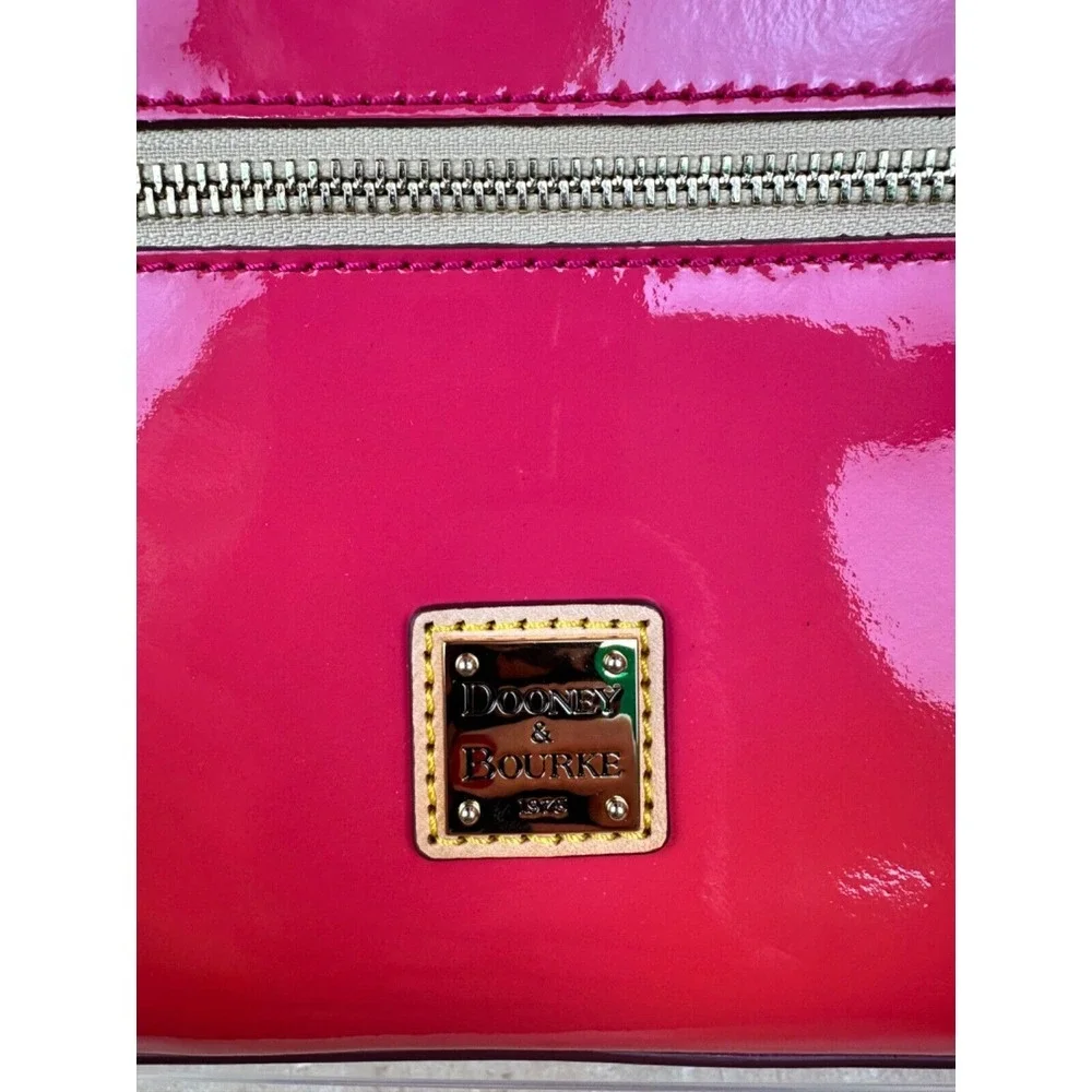 Dooney & Bourke Pink‎ Patent Leather Small Hobo Bag